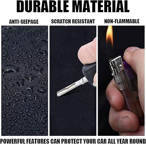 Miniatura 5 de Car Cover Compatible with Dacia Duster Logan Mcv sandero Outdoor car Cover 100% Waterproof Windproof dust-Proof Anti-Snow All-Weather Protection