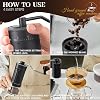 Externer verstellbarer manuelle kaffeemühle Mini Manuelle eitgemäßem Kegelmahlwerk aus Keramik Kaffeemühle 40-Stufige einstellung geeignet für Aeropress Pour over Moka