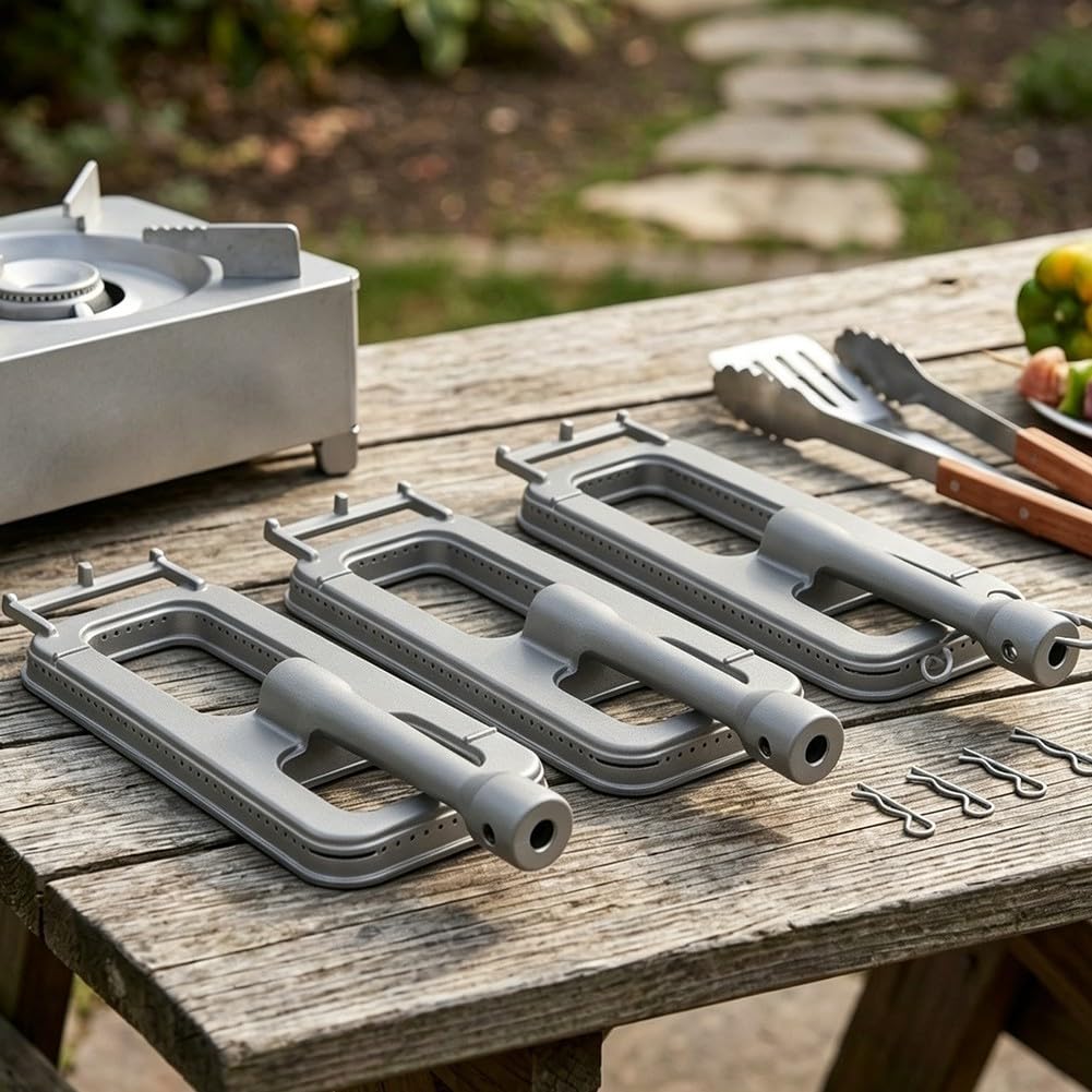 Brûleur BBQ Acier 304 15.8" Distribution Chaleur Brûleur BBQ(1pc)