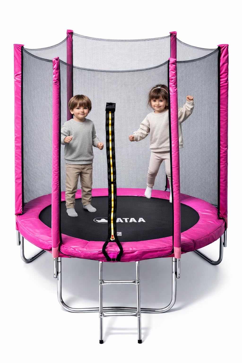 Trampoline pour Enfants 185 - Rose - Trampoline pour Enfant Super résistant pour extérieur ou intérieur