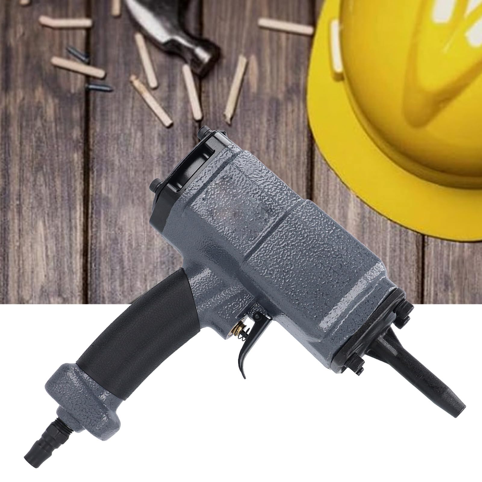 Haofy Extractor de Clavos Neumático Multifunción, Herramienta Removedora de Clavos de Aire con Diseño de Boquilla único, Removedor de Neumático Eficiente de 0,4-0,7 Mpa para Reutilizar Tableros de