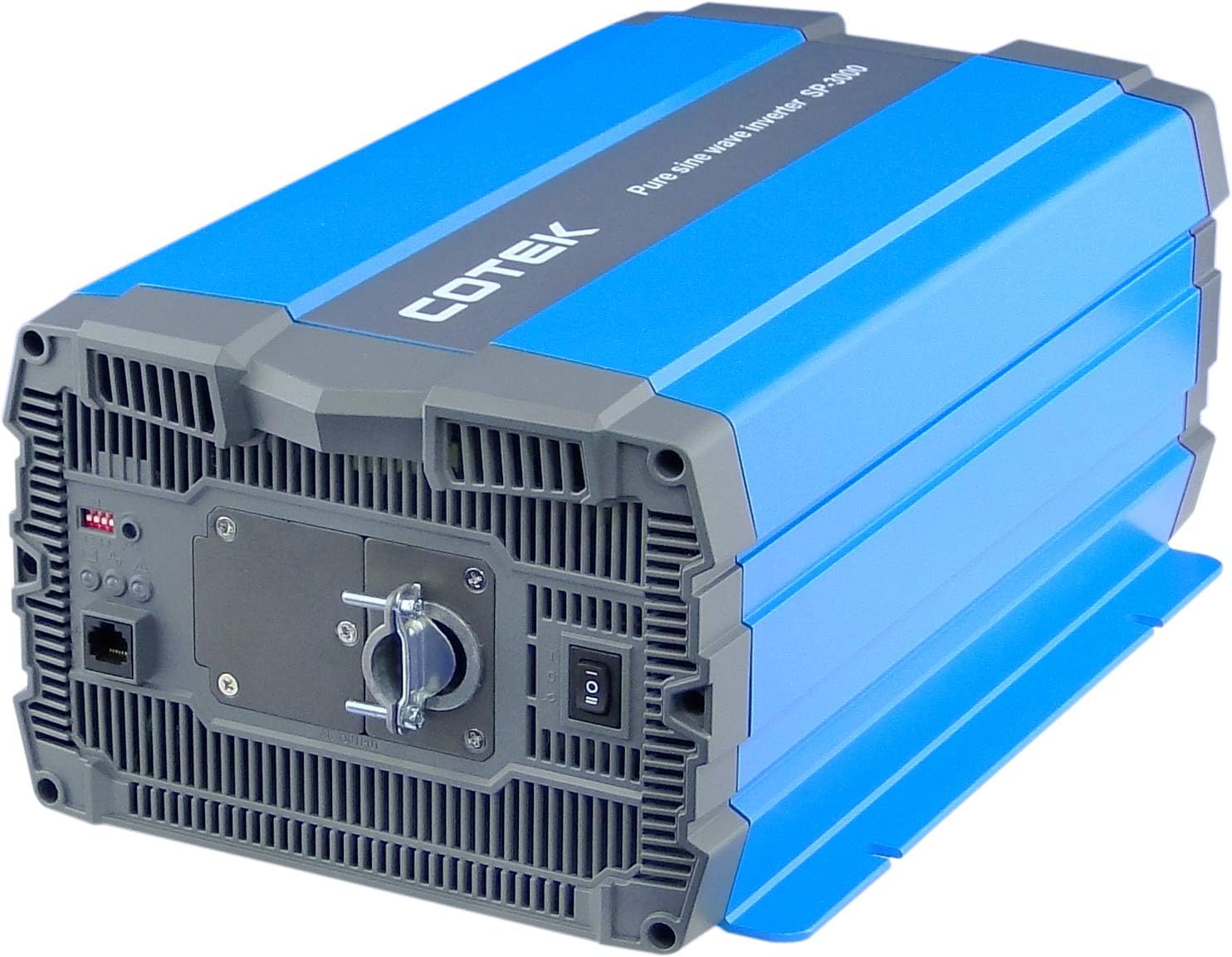 SP-3000-112 High Frequency Pure Sine Wave Inverter with Hardwire AC Outlet 12VDC 120VAC 3000W (SP3000-112)