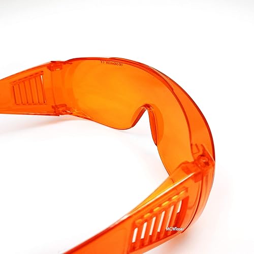 Miniatura 6 de MCWlaser Gafas de seguridad láser OD 6+ 190-540nm VioletaAzulVerdeUV Laser Gafas protectoras para 355nm 405nm 445nm 447nm 450nm 460nm 473nm 515nm