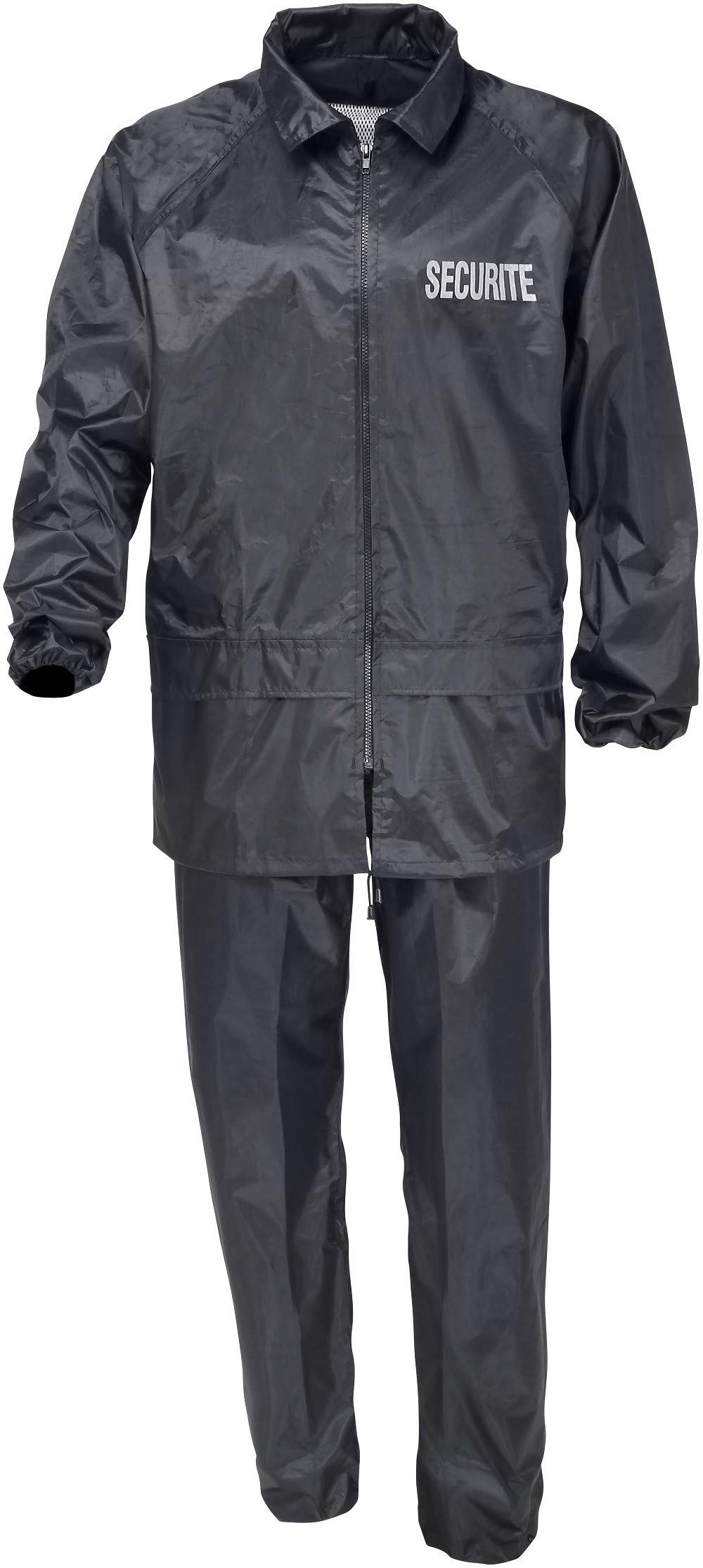 Cityguard - Tenue de Pluie Noir sécurité -S