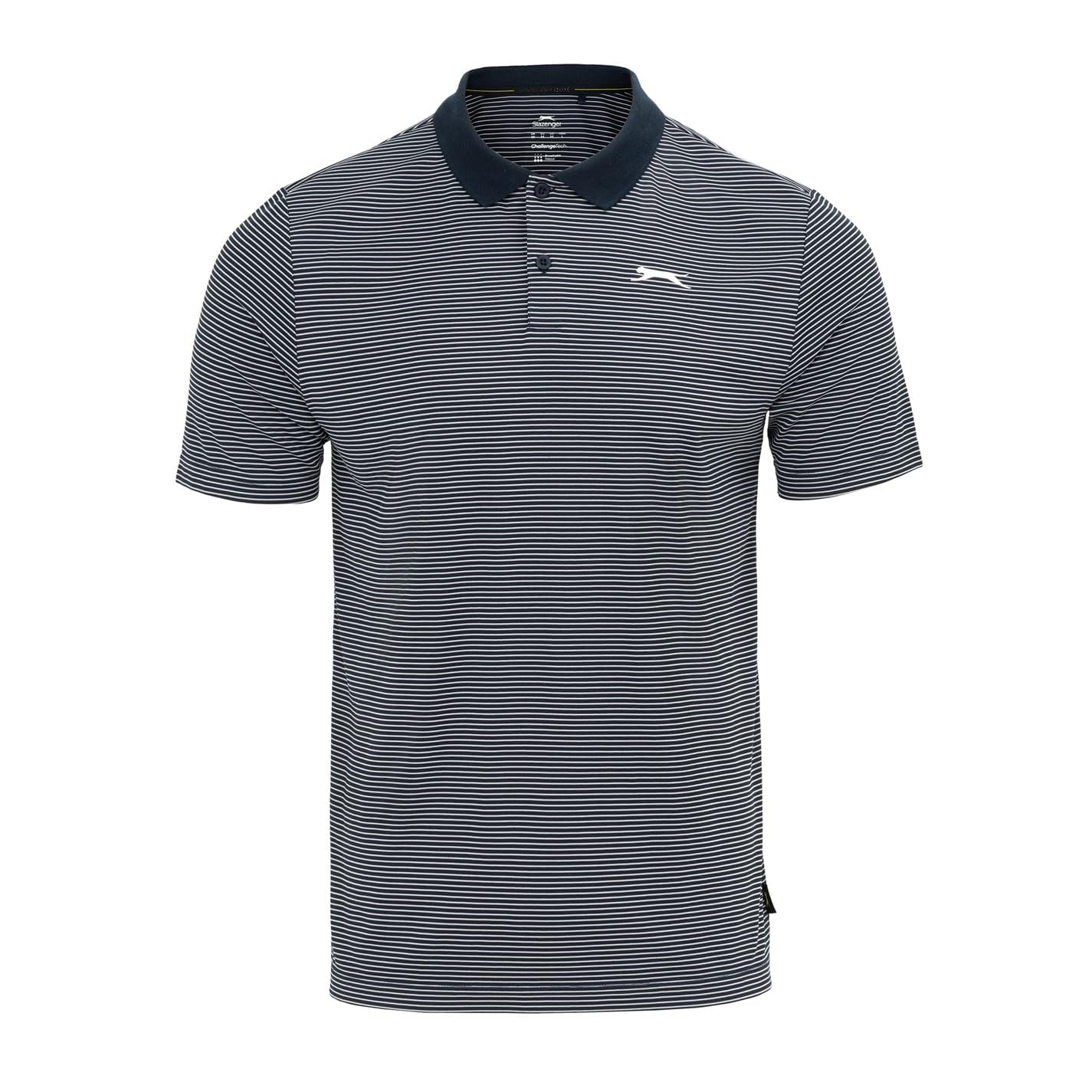Slazenger Mens Micro Stripe Golf Polo Shirt Navy XXXXL
