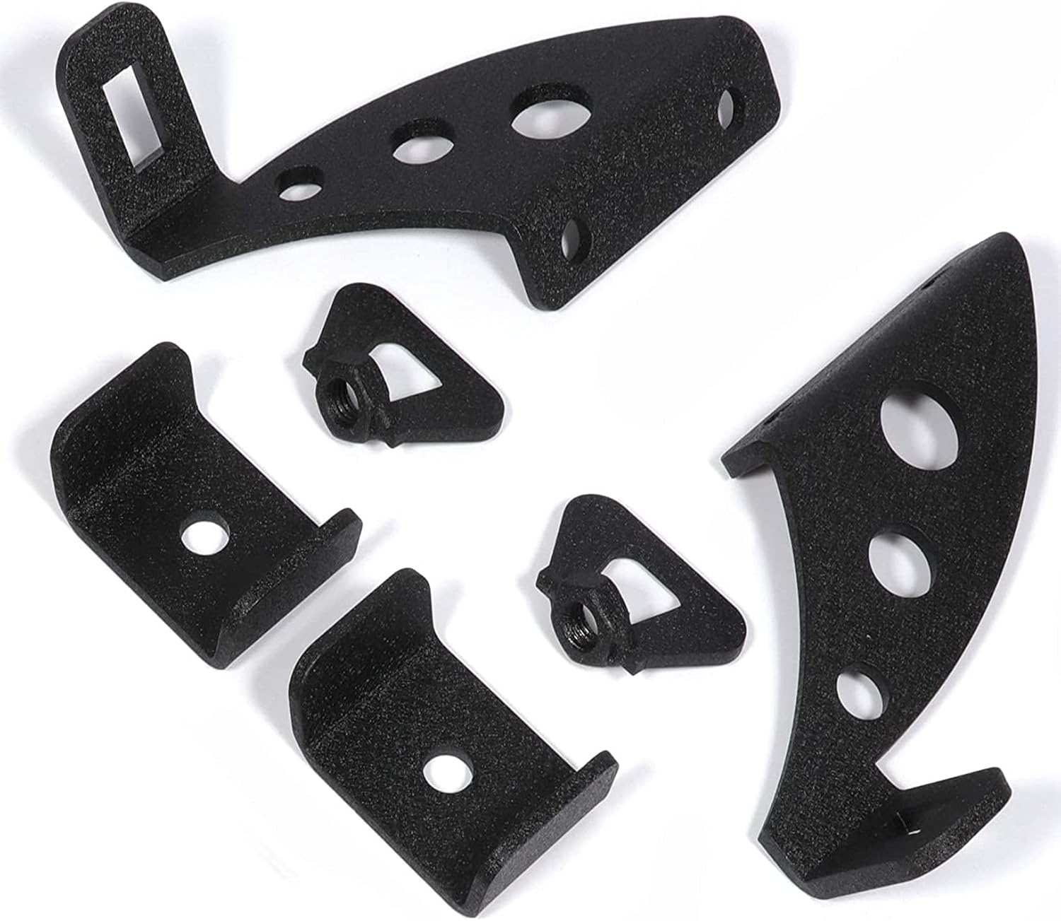 Hi Lift Jack Mount, High Lift Jack Holder, Hood Hinge and Door Hinge Bracket for 2007-2022 Wrangler JK JKU JL JLU & Gladiator JT 2007-2022