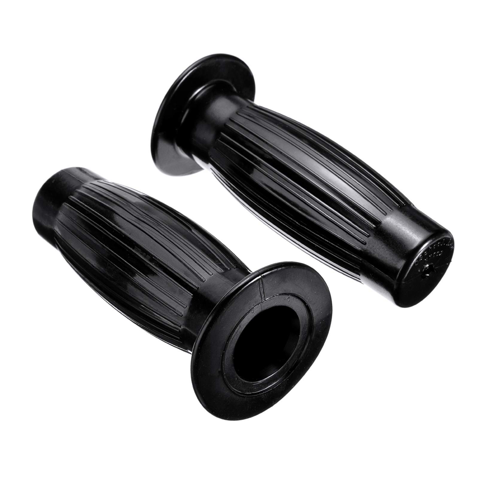 Lenker 2pcs 7 / 8in Motorcycle Scooter Lenker Handgriffe Schwarz Gummi Kunststoff 5 Zoll Länge Für T-riumph T150 Für N-Orton Für C-ommando