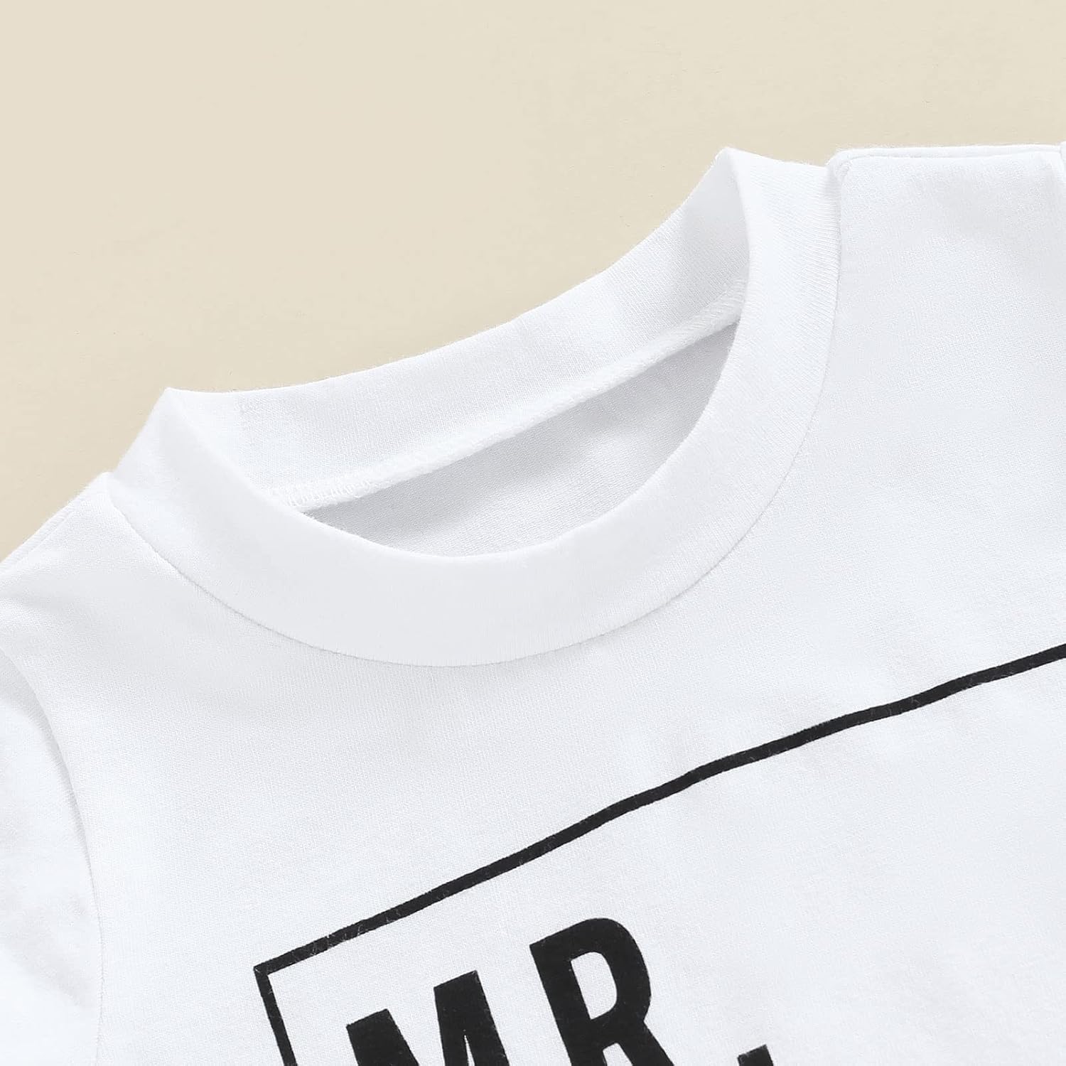 YINGISFITM Toddler Baby Boy Valentines Day Clothes Mr Steal My Heart Crewneck Sweatshirt Shirt Top Pants Spring Outfit - Image 3