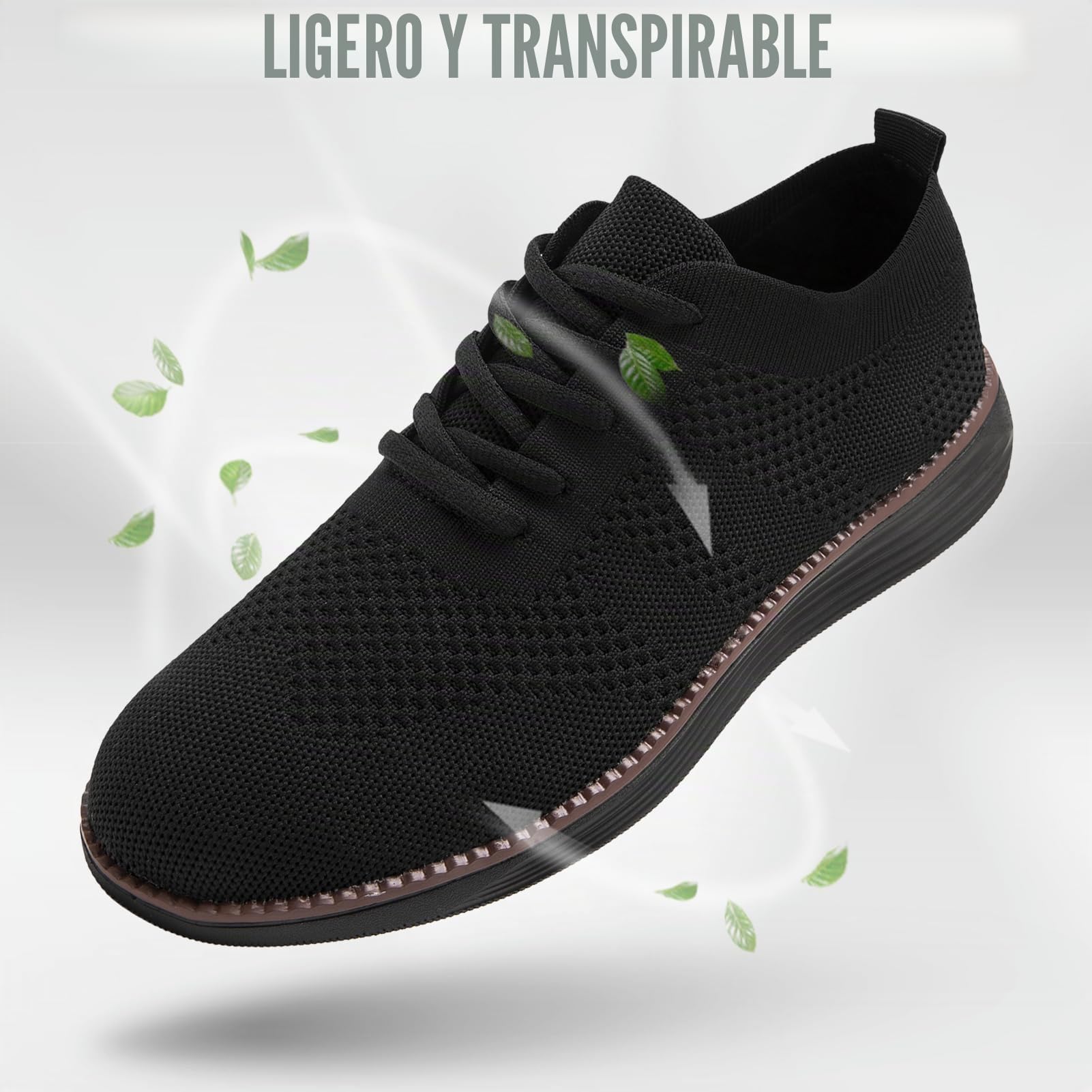 Zapatos Hombre Casuales Zapatillas Deporte Moda Transpirables Running Caminar Sneakers Tamaño