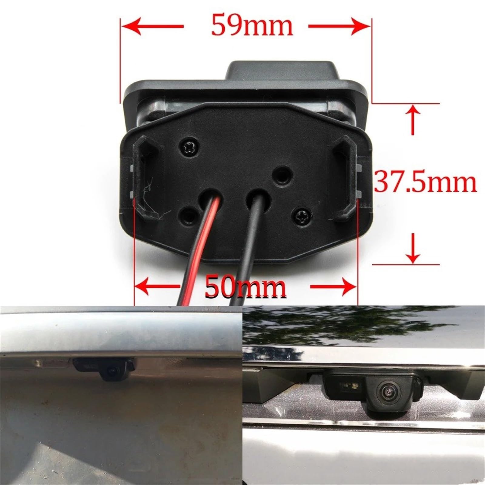 Zamiennik do Toyoty Corolla 2007 2008 2009 2010 2011 2012 2013 2014 2015 2016 CCD HD AHD AHD kamera cofania monitora cofania kamera cofania (D170 AHD 720P) (B150 CVBS 6800 x480)