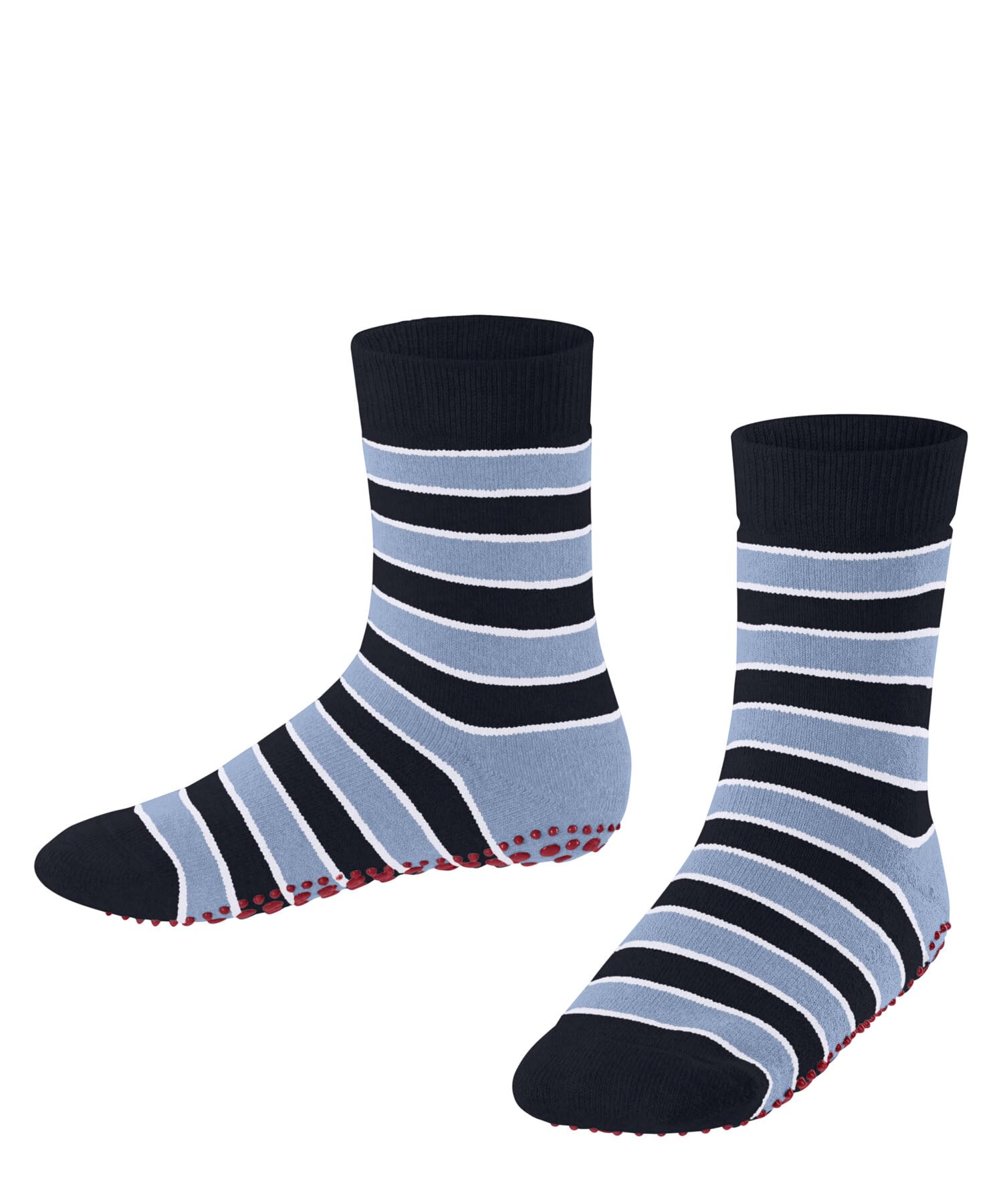 FALKE Uniseks - dzieci Simple Stripes z wypustkami na podeszwie wypustki na podeszwie w paski trwałe wytrzymałe przyjazne dla skóry oddychająca bawełna 1 Para