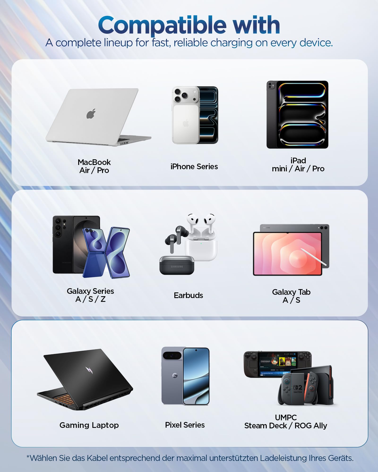 Spigen USB-C to USB-C 1 Metre Kablo 100W Güç/PPS 2.0 Super Hızlı Şarj / 5 Gbps (E-Marker Çip) Data Hızı/USB 3.2 Type-C Ekstra Dayanıklı MFI Lisanslı Black - ACA09459
