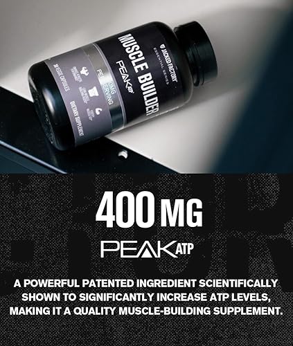 Miniatura 3 de Jacked Factory Essentials Muscle Builder - Constructor muscular ATP para hombres con ATP pico para apoyar la ganancia muscular, mejorar el