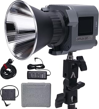Aputure Amaran 60D S,Amaran 60D COB Daylight 5600k 65W LED Video Light,Bluetooth App Control,DC/AC Power Supply