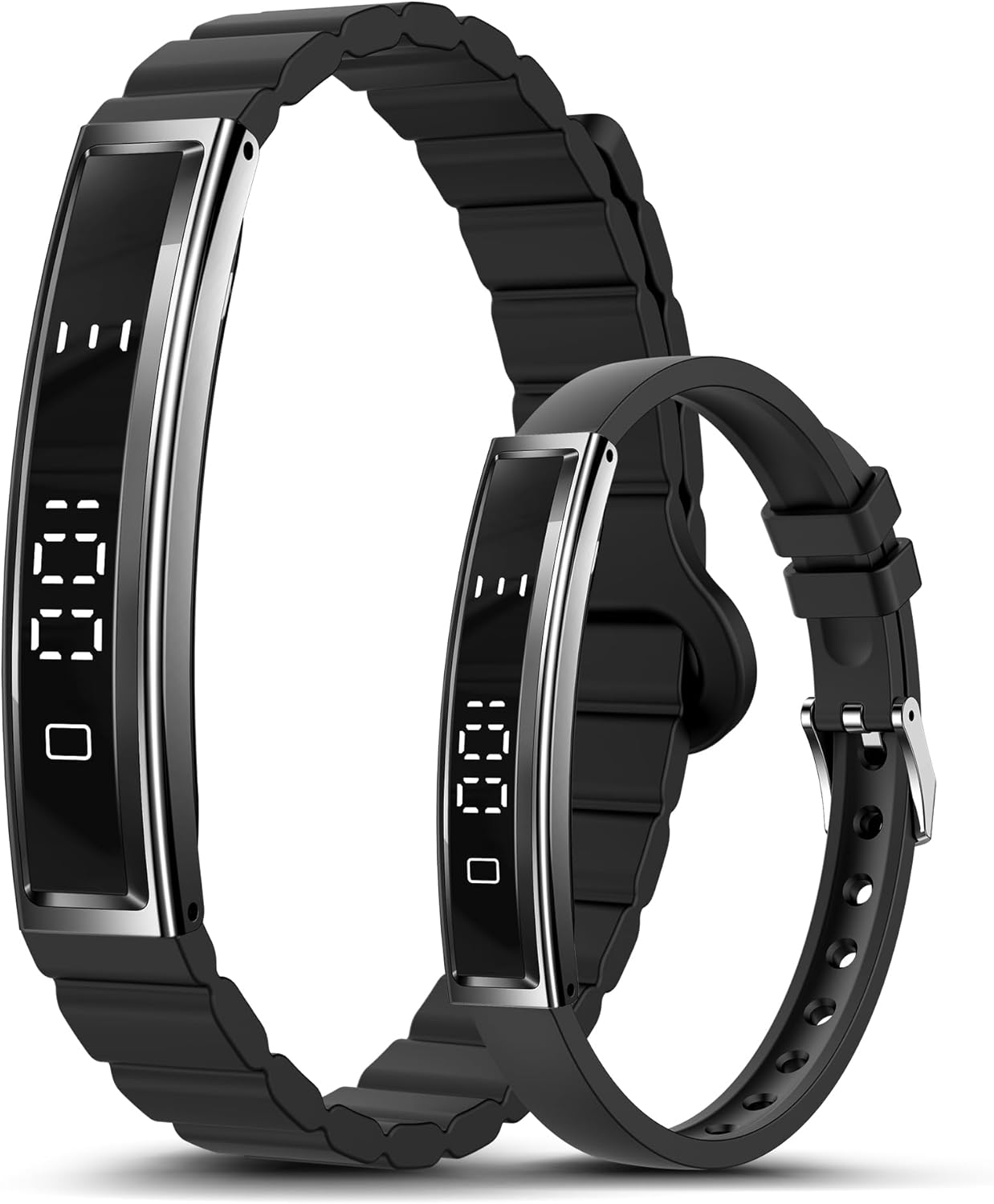 Smart Bracelet for Women Men, Health Activity Fitness Trackers, 24/7 Heart Rate, Blood Oxygen & Stress Monitor, 24H Sleep Tracker, Smart Wristband, Black