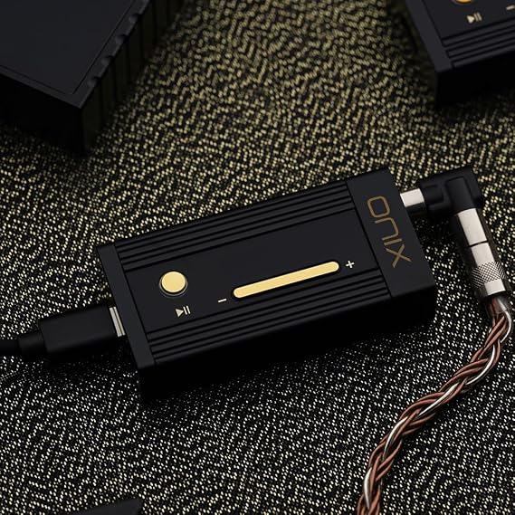 SHANLING Onix Alpha XI1 Portable DAC and Headphone Amplifier, 2* CS43198 2* SGM8262-2 Chips PCM768 DSD512 3.5mm+4.4mm Output Lossless Hi-Res Headphone Amplifier for iPhone Android PC Gaming