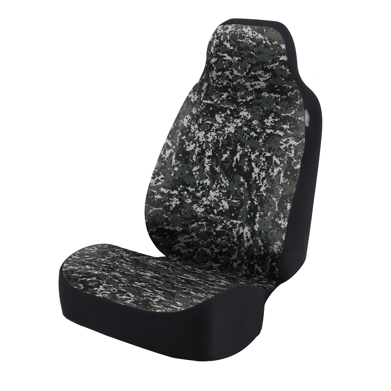 Coverking - USCA092 Universal Fit 50/50 Bucket Camo Fashion Print Seat Cover - Camo (Digital Urban)