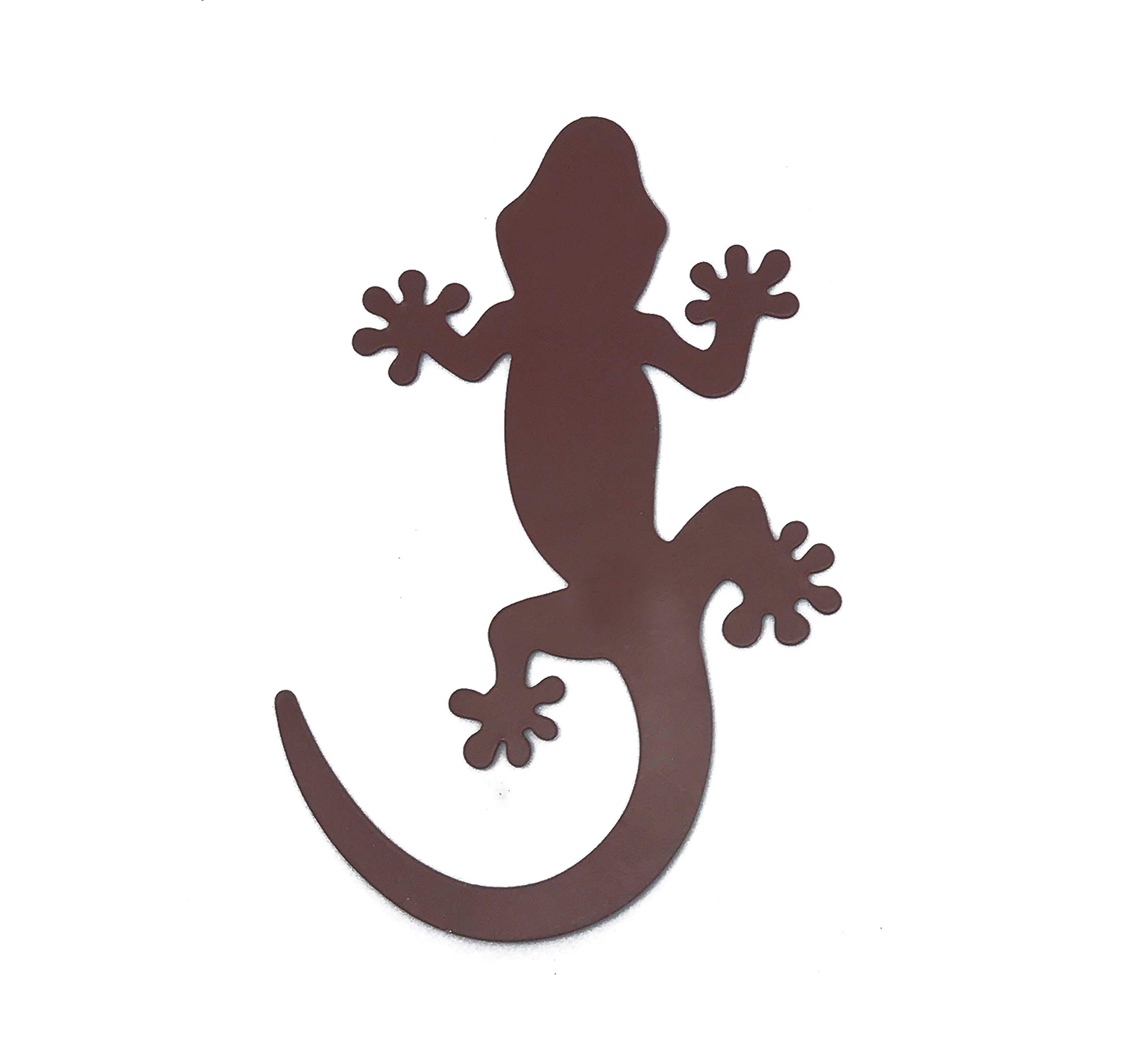 Sonoran Souvenirs Gecko Metal Screen Door Magnet for Sliding Door Lanai - Heavy Duty UV Resistant Magnets Home Decor - Set of 2, 4" H x 2.75" W, Indoor/Outdoor Use