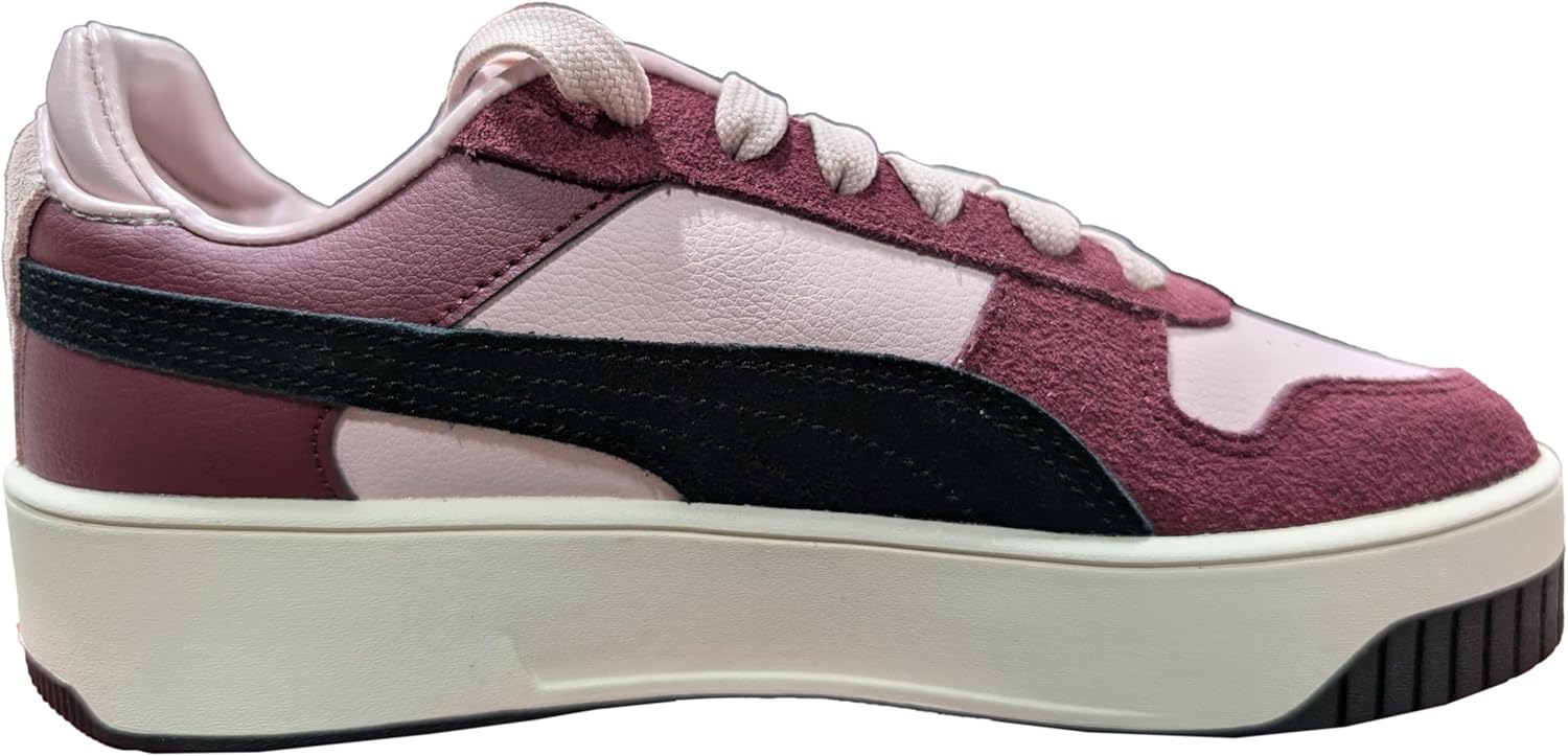 PUMA Womens Carina Street Suede Platform Sneakers Shoes Casual - Pink