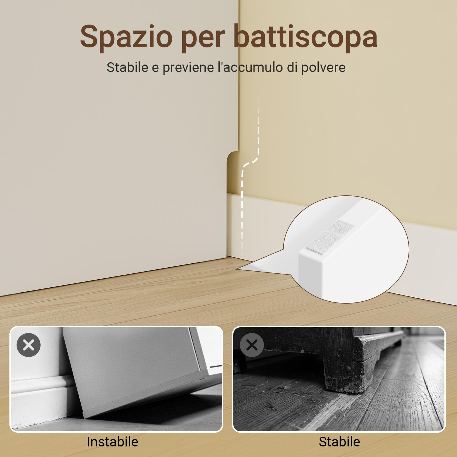 SoBuy comodino stretto con ricarica e Lampada LED touch, 22x34x60.5cm | 22cm Tavolino salotto con USB & Type-C, barra LED dimmerabile USB cavo 1,8 m, battiscopa e antiribaltamento, FBT178-E-WN