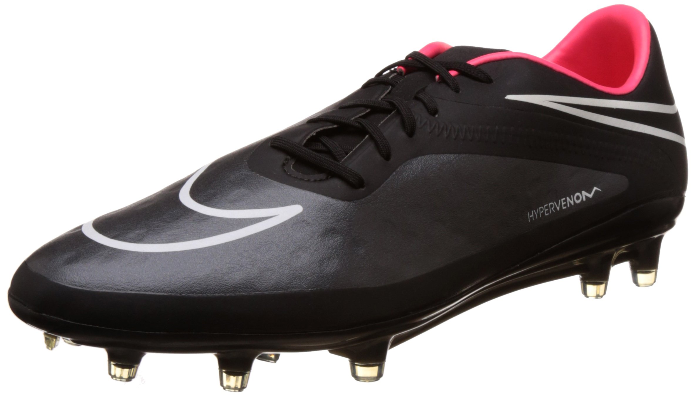 Nike Hypervenom Phatal FG Mens Football Boots 599075 Soccer Cleats Firm Ground (UK 11 US 12 EU 46, Black Hyper Punch White 016)