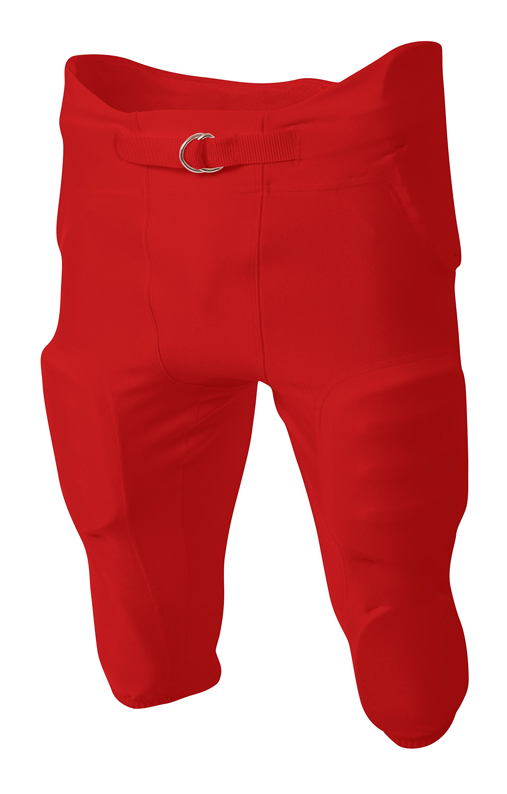 Pantalon intégré rouge écarlate A4 taille XXL vêtement ample et confortable