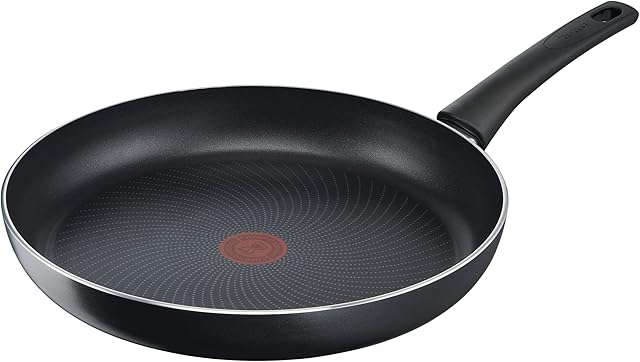 Tefal C27808 Generous Cook patelnia 32 cm. Powłoka nieprzywierająca. Sygnał termiczny. Dno termofuzyjne do wszystkich rodzajów kuchenek indukcyjnych głęboki kształt czarny