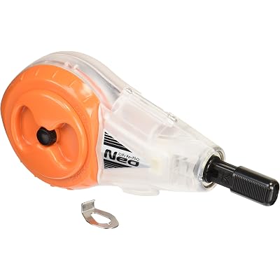 Shinwa Sokutei 77963 Neo Handy Chalk Line, Automatic Winding, Fine Thread, Valencia Orange