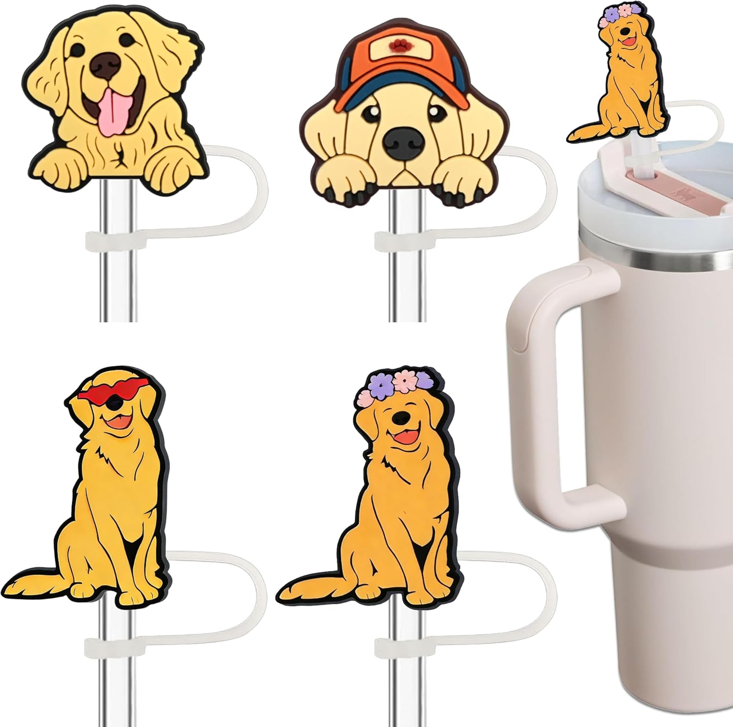 Amazon.com: Amreich Golden Retriever Gifts for Women - 4PCs Silicone ...