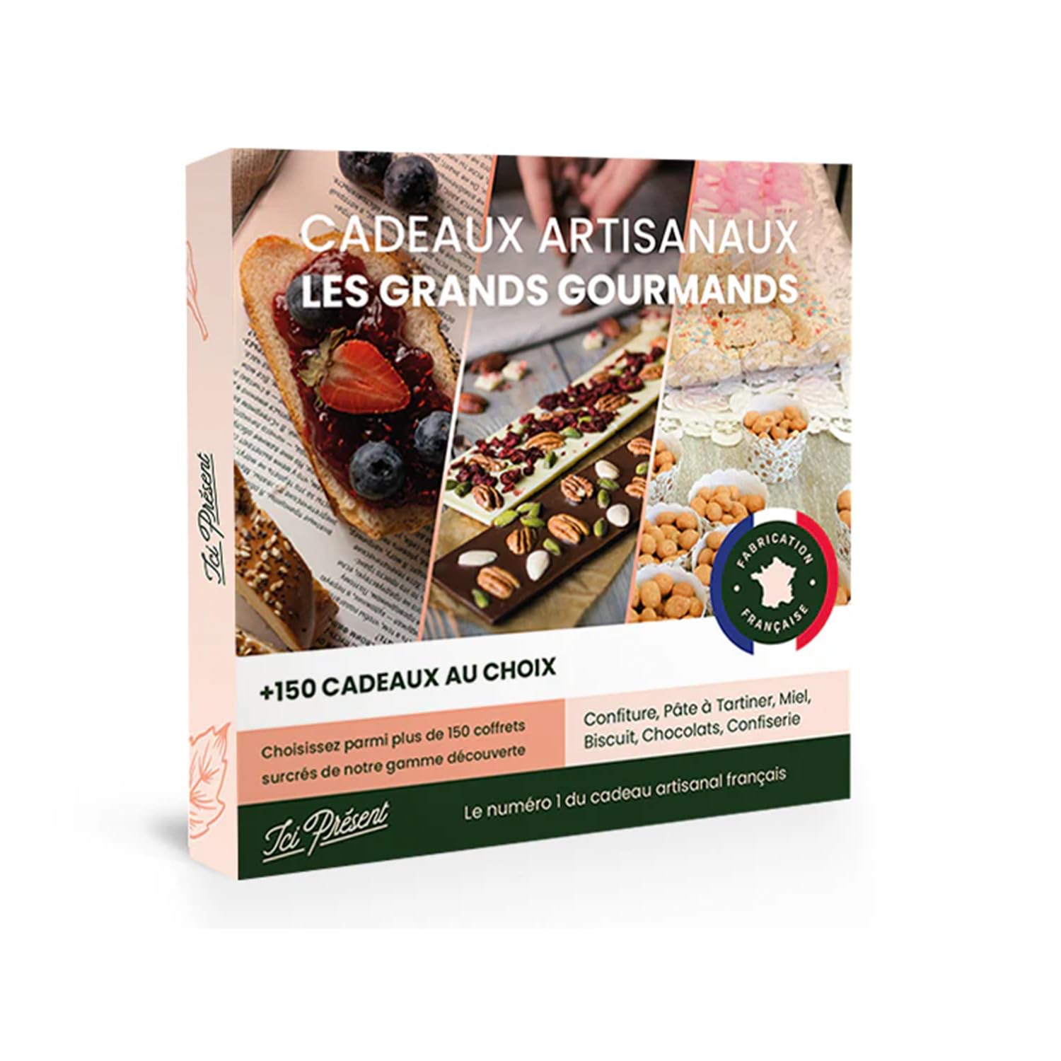 MasterBox Coffret Cadeau Gourmand – Box Découverte Sucrée Artisanale – Chocolats, Biscuits, Confiseries & Pâtes à Tartiner – Idée Cadeau Premium