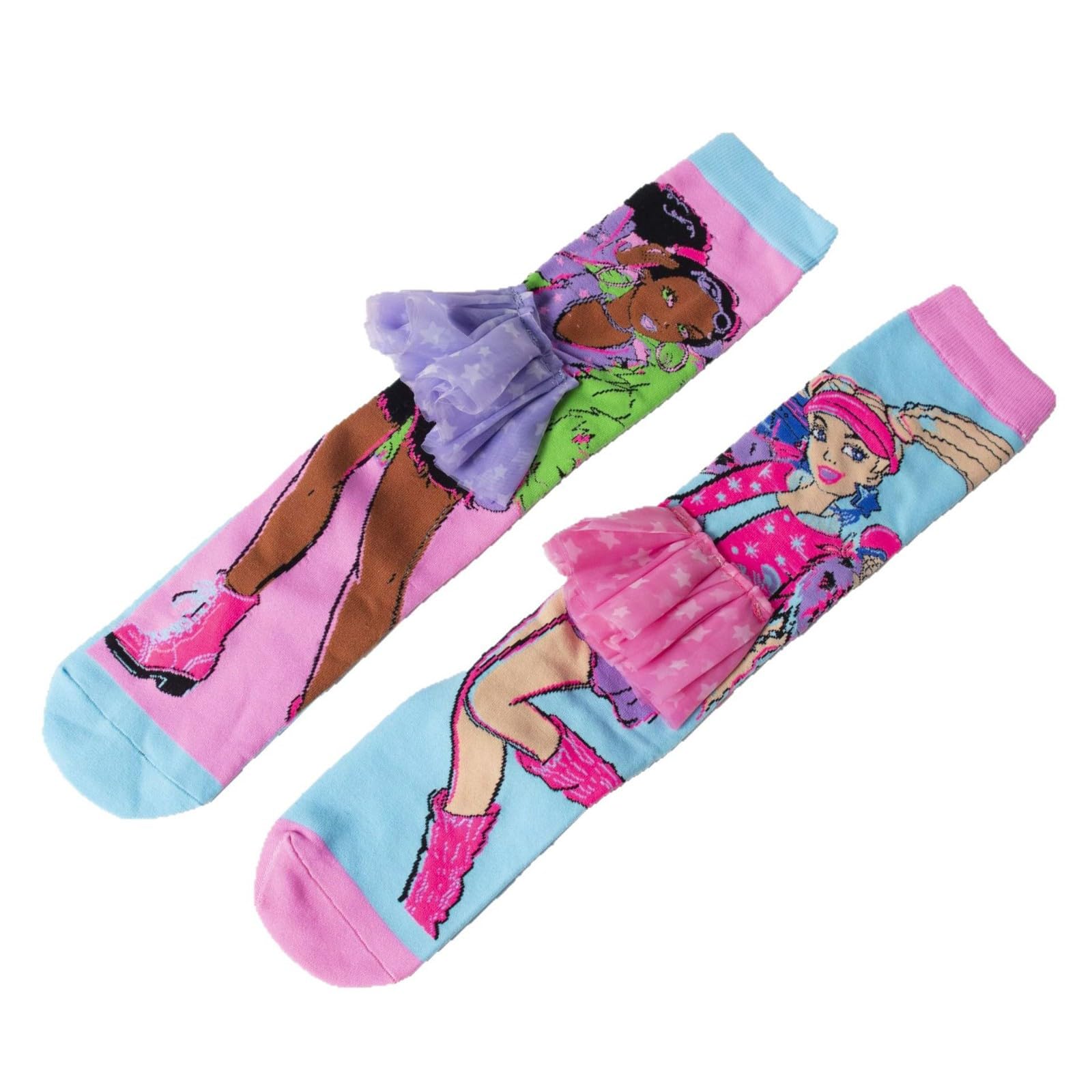 SAMVARDHAN Frock Girl Knee-High Socks 3D Design Printed with Cute Colorful Socks for kids School Girl, Soft,Super Comfortable - Age of 3 to 12 Years - Image 8 thumbnail