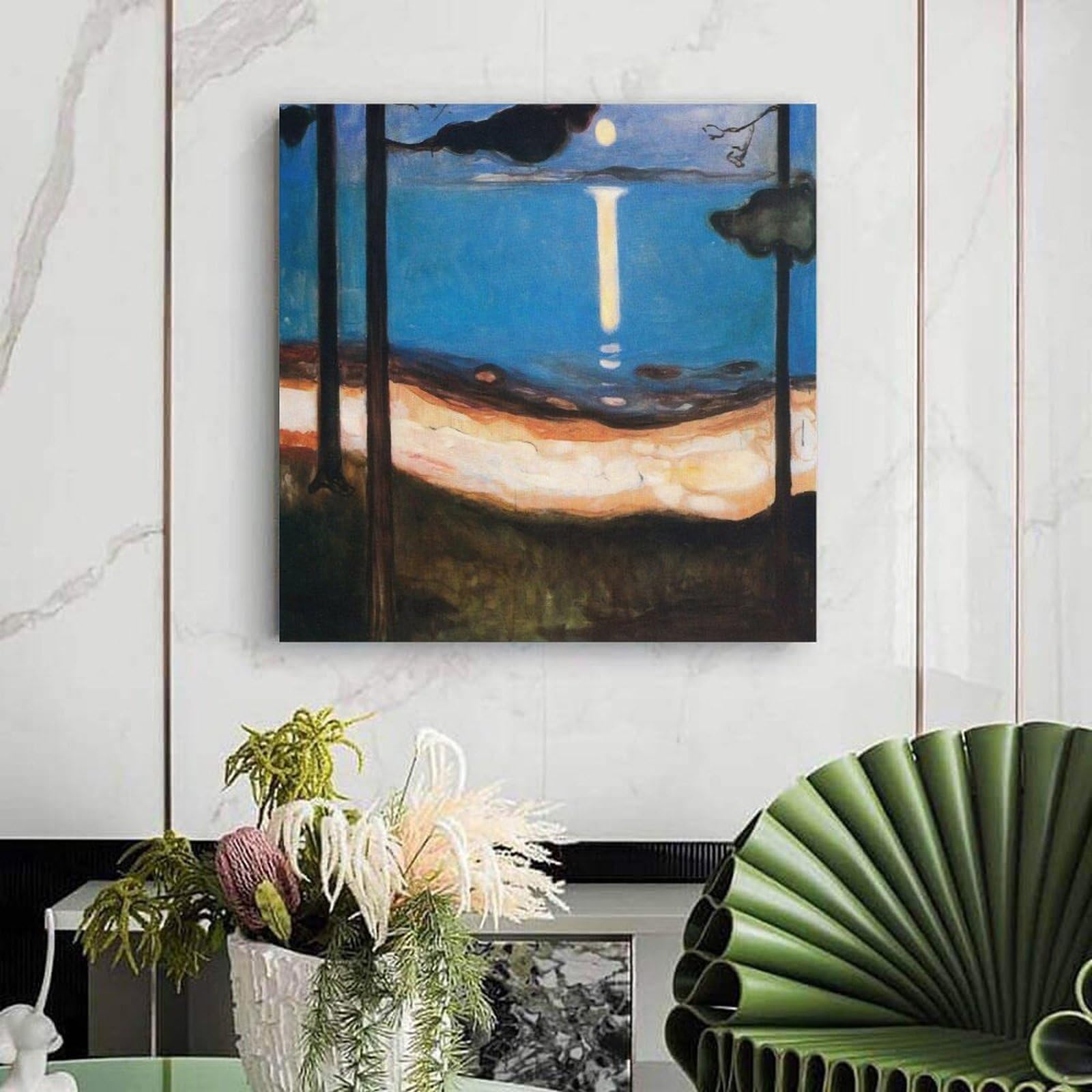 Amazon.co.jp: エドヴァルド・ムンク(Edvard Munch) 名作 月の光