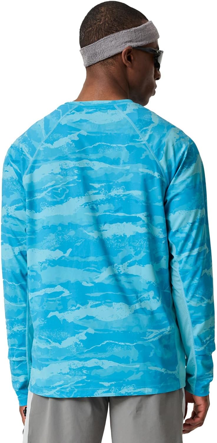 maamgic Rash Guard Shirts for Men UPF 50 Long Sleeve Men Swim Shirts Moisture Wicking & Quick-Dry for Outdoors