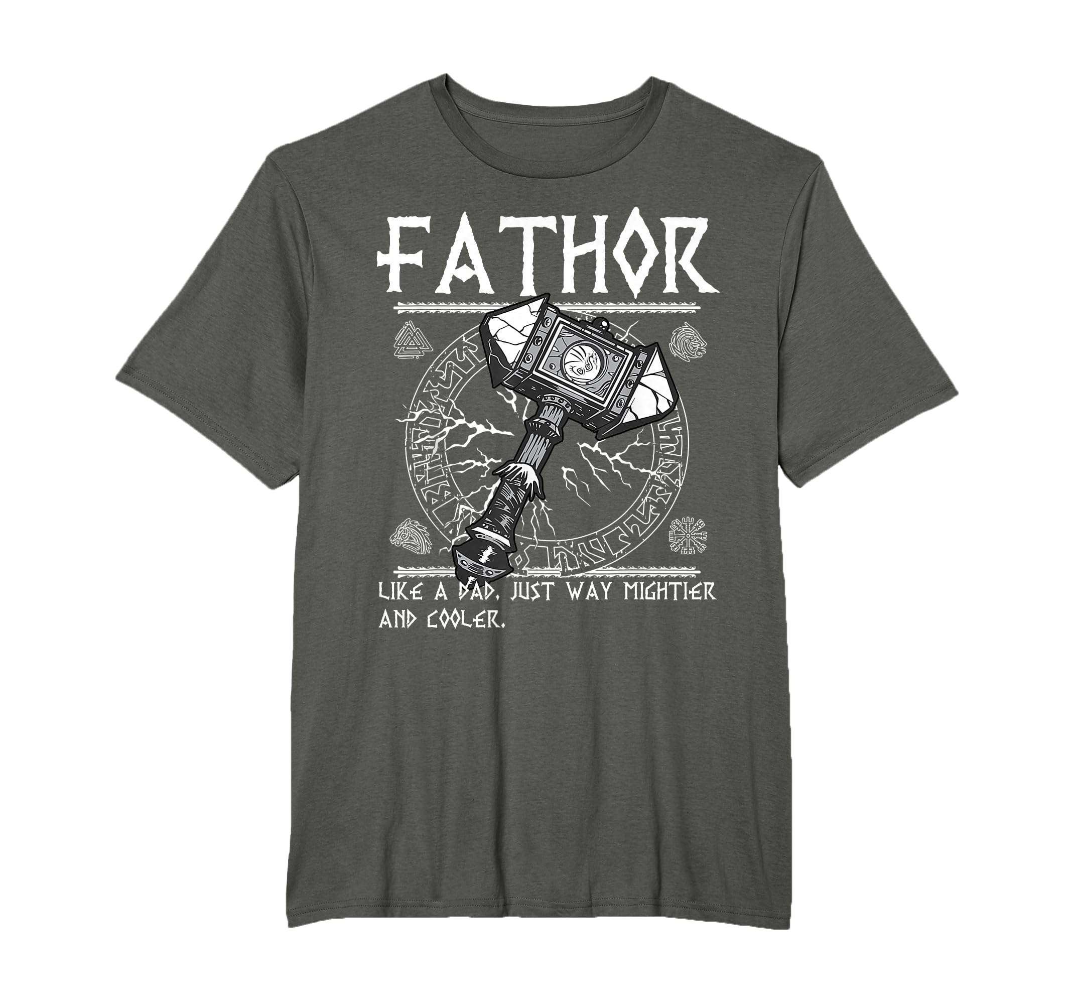 Fathor Like Dad Just Way Mightier Father's Day Fa-Thor T-Shirt