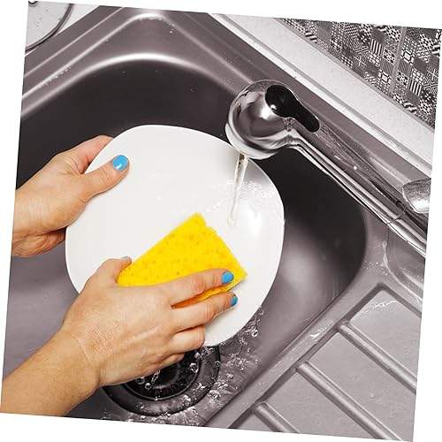 Miniatura 9 de Alipis 8 juegos de esponja dispensador de jabón dispensador de esponja para fregadero de cocina dispensador automático de jabón contenedores de