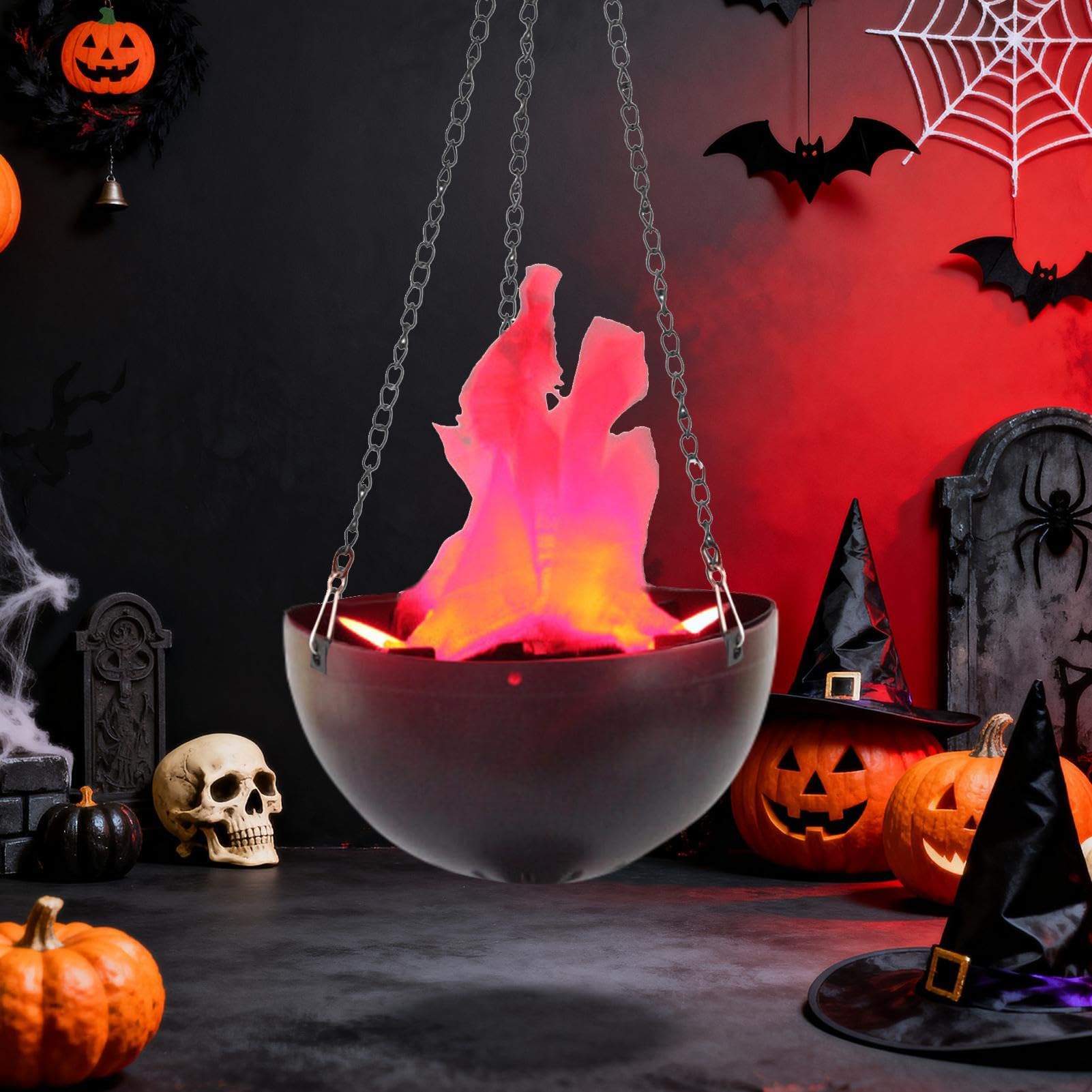 Braciere artificiale tremolante, realistico e decorativo