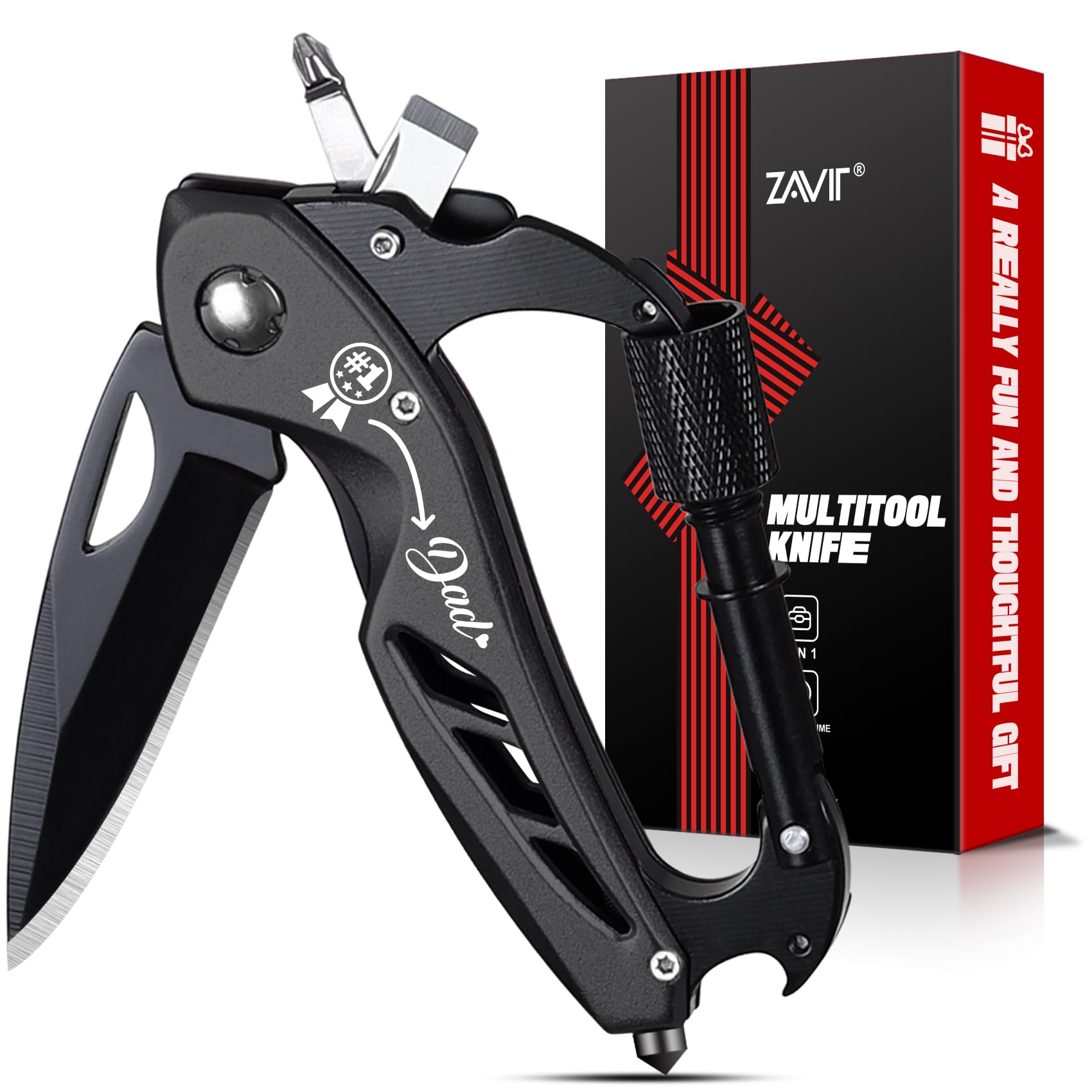 ZAVIT Father’s Day Gifts, Multitool for Dad, Gifts for Dad from Daughter Son Kids, Dad Gifts for Fathers Day, Dad Birthday Gift, Gifts Idea for Dad, Best Dad Gifts