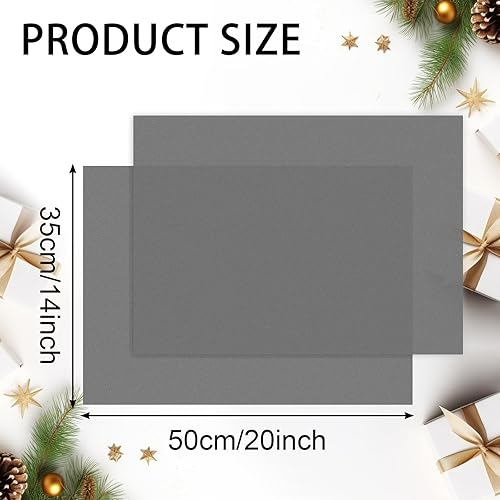 Miniatura 2 de PLULON 120 hojas de papel de seda gris para bolsas de regalo, papel de regalo a granel para manualidades, embalaje de cumpleaños, baby shower, boda,