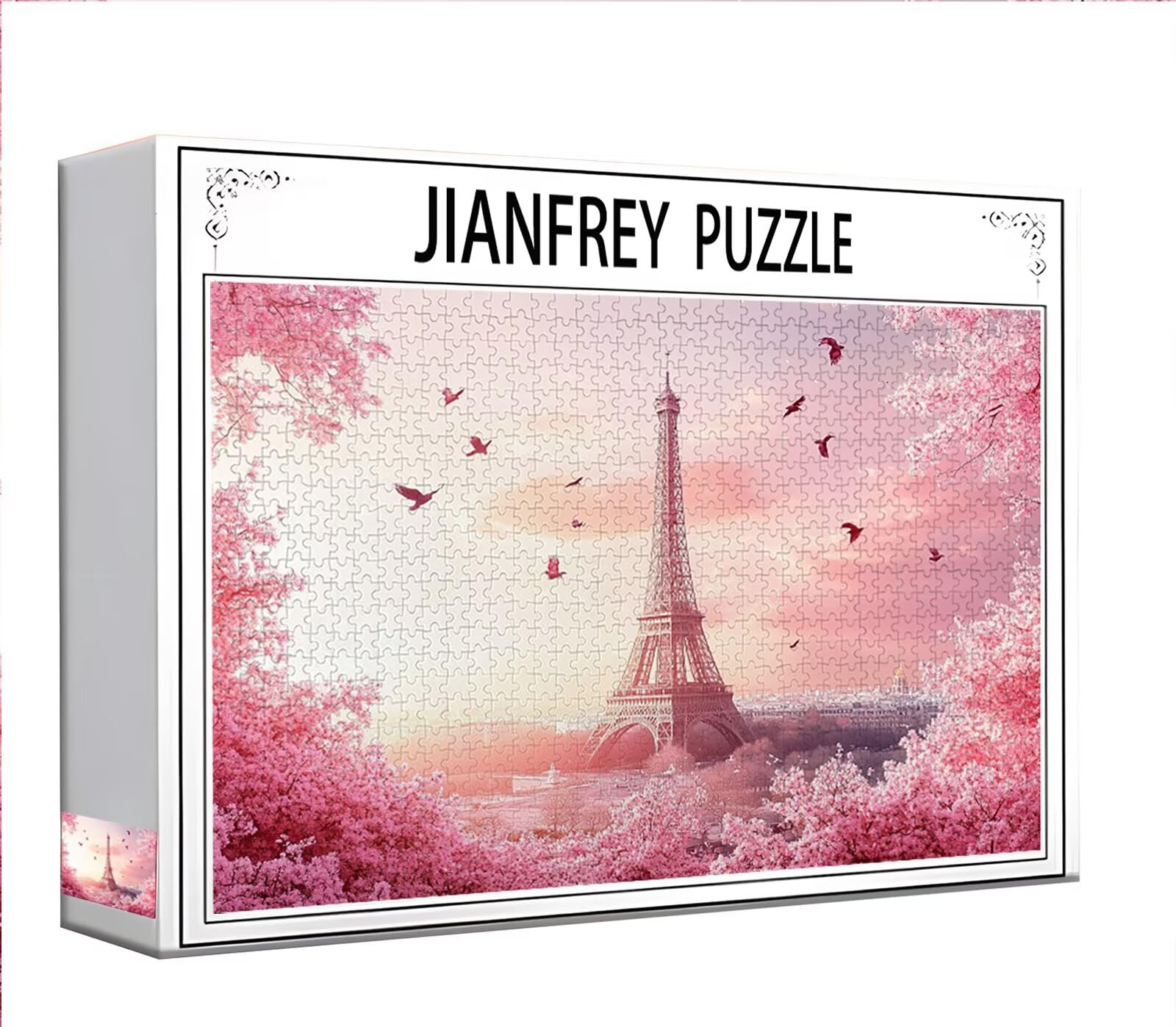 Wieża Paryska puzzle dla dorosłych 2000 sztuk, trudne trudne łamigłówki, gry edukacyjne, niemożliwe puzzle dla dorosłych, hobby, twarde drewniane puzzle, gładkie krawędzie, ciasne gryzienie M-81