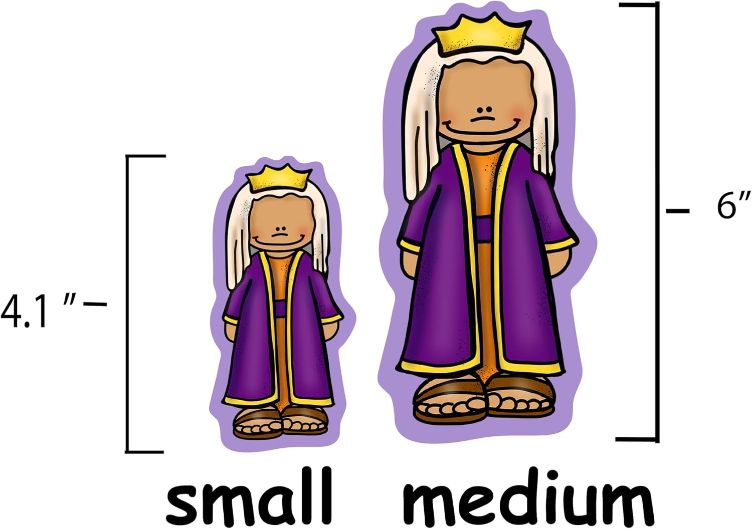 Story Time Felts Nativity Felt Figures Flannel Board Stories 25 Pieces Christmas Scene Birth Jesus (Small)