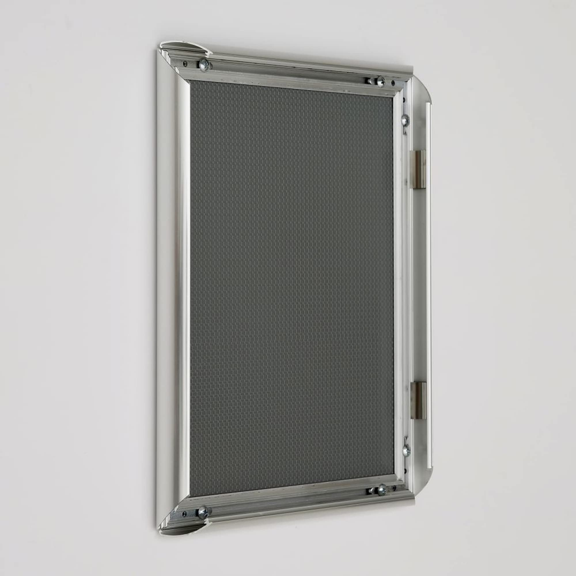 M&T Displays Opti – Marco Para Póster Con Patas De Soporte, 8.5 X 11 Pulgadas, Color Plateado