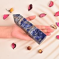 Vista 127 de JIC Gem Extra Large Rare Dendritic Jade Crystal Tower Natural Quartz Crystal Tower Point Wand Large Crystals and Stone Energy Crystal Wand Home