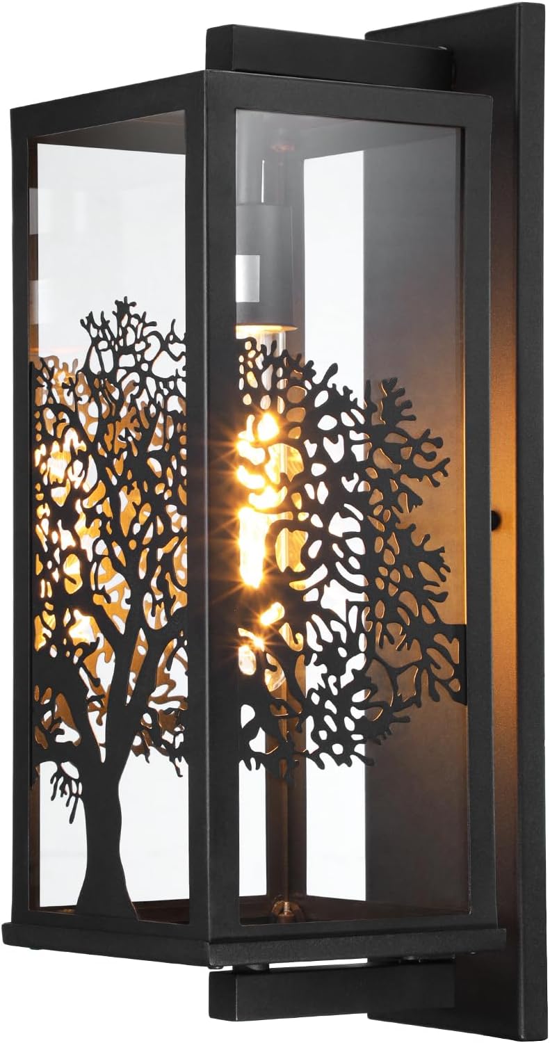 LEONLITE Large 18Inch Outdoor Wall Lights, Cottage Style Wall Sconce