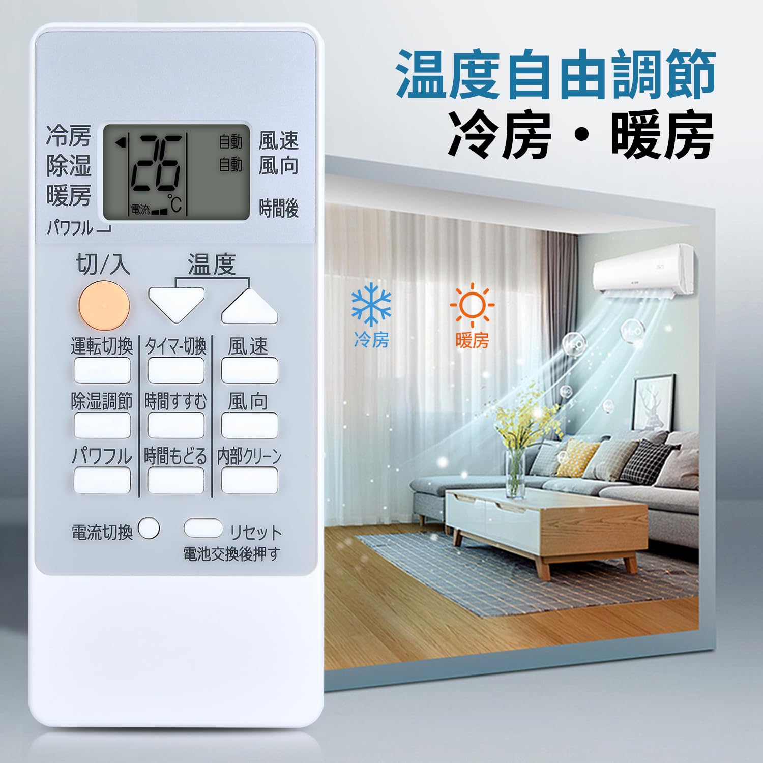 Amazon.co.jp: エアコンリモコン RH191 for MITSUBISHI 三菱 霧ヶ峰用