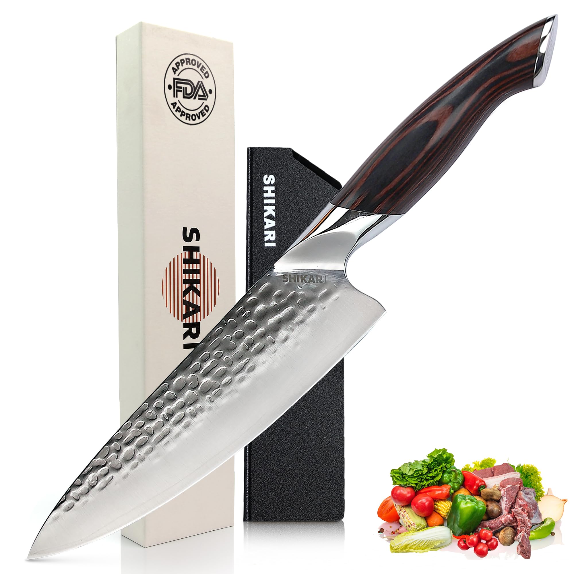 Amazon.com: SHIKARI Chef Knife – 8 Inch Japanese Knife with Full
