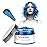 SOVONCARE Blue Temporary Hair Color Wax Washable Hair Dye for Men & Women, All-Day Hold Disposable Hair Styling Clays for Party, Cosplay & Daily 4.23 oz