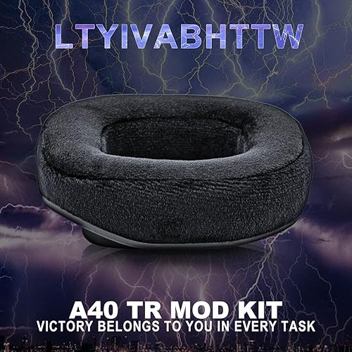 Miniatura 7 de Almohadillas para los oídos A40 TR, almohadillas de terciopelo compatibles con auriculares inalámbricos Astro Gaming A40 TR, piezas de repuesto a40