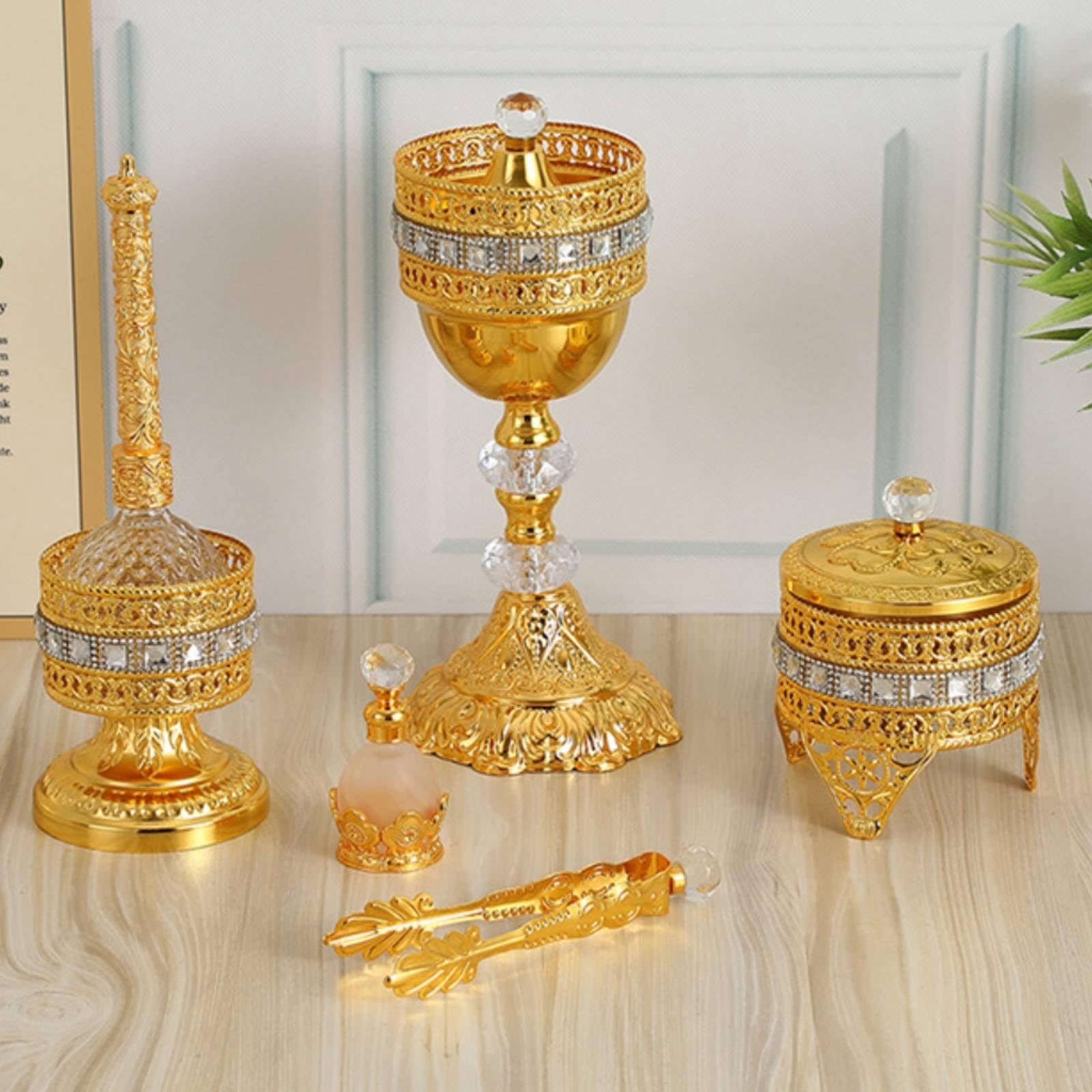 Quemador Incienso con Soporte Corazón Elegante Incienso con Captador Cenizas corativo coración para Altar