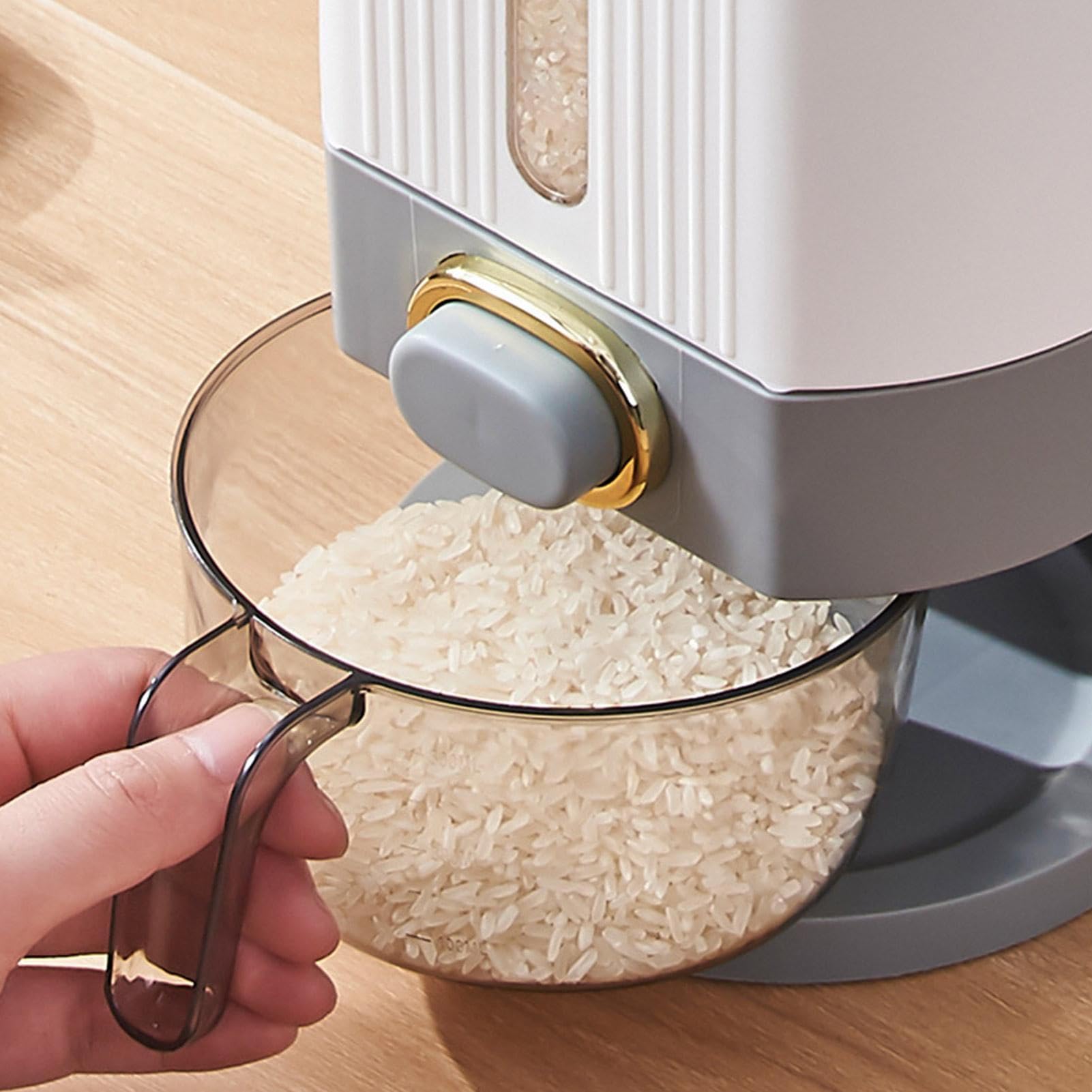 Contenitore dispenser di riso – Contenitori di farina di grano di cereali