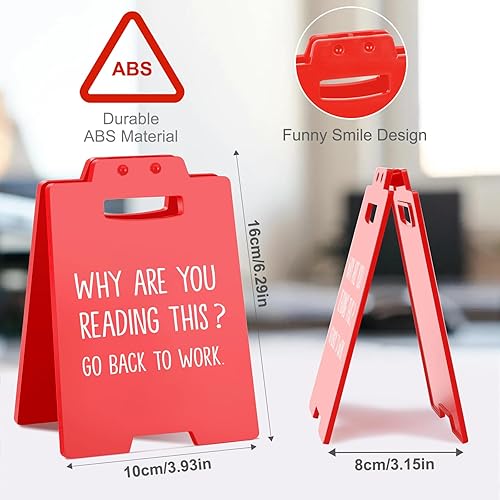 Miniatura 3 de Divertidos regalos del día del jefe de oficina para recursos humanos, compañeros de trabajo y compañeros de equipo  Letrero de trabajo sarcástico